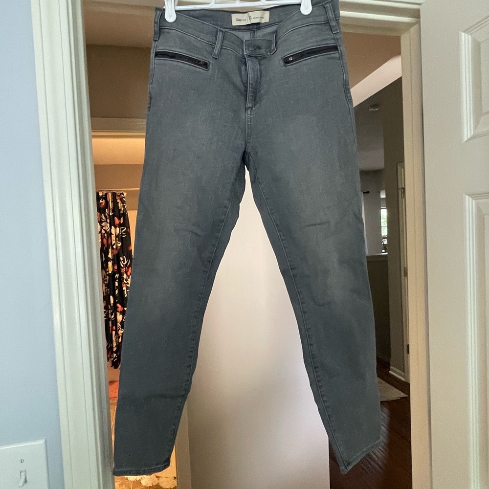 Gray Gap Skinny Jeans